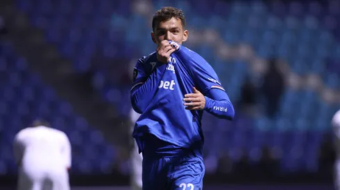 Jorge Rodarte salió de cambio apenas a los 31' minutos de juego para dar ingreso a Omar Campos. Larcamón lo habló ante los medios.