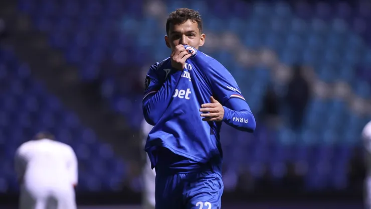Jorge Rodarte salió de cambio apenas a los 31' minutos de juego para dar ingreso a Omar Campos. Larcamón lo habló ante los medios.