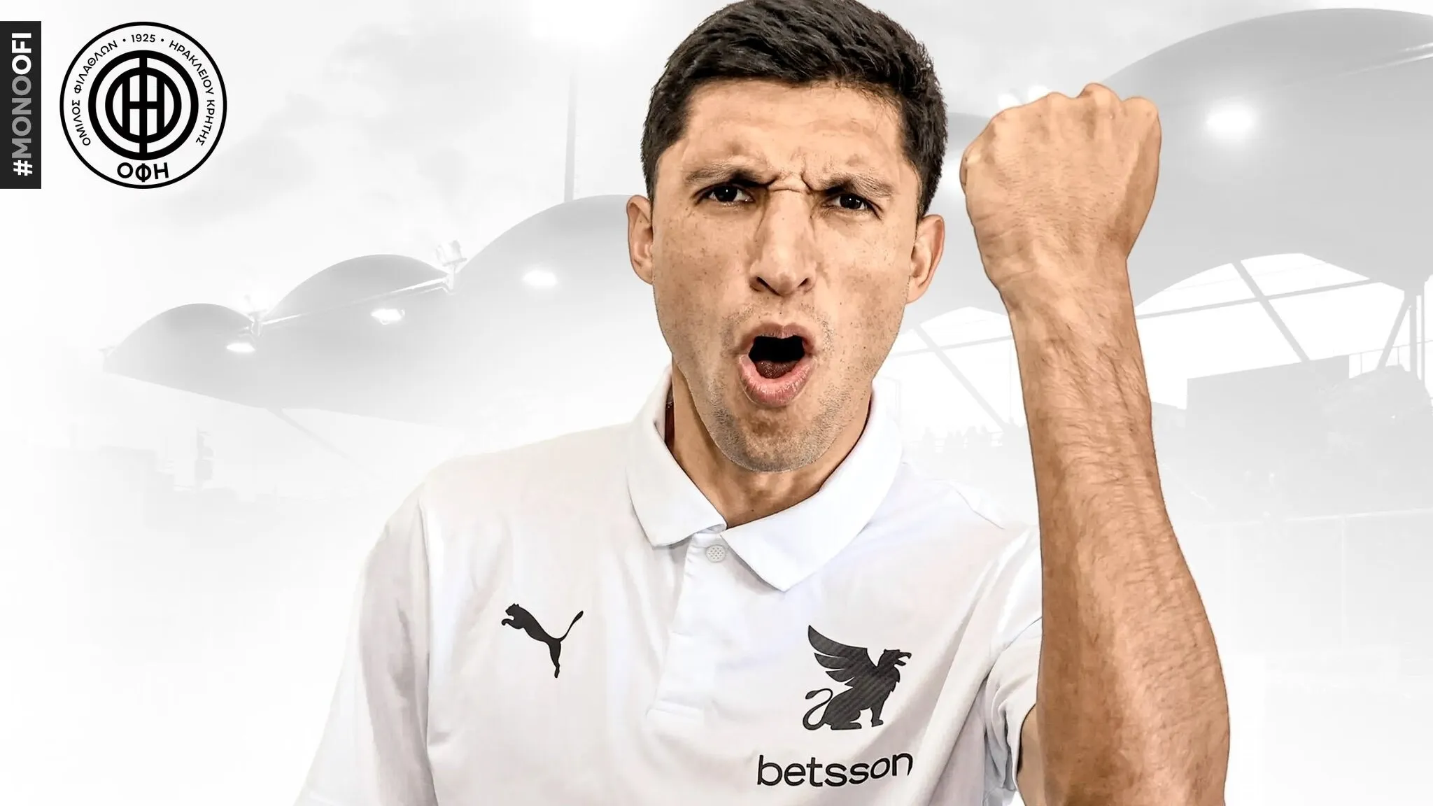 La exótica etapa de Jodan Silva en el futbol europeo (Oficial OFI Creta)