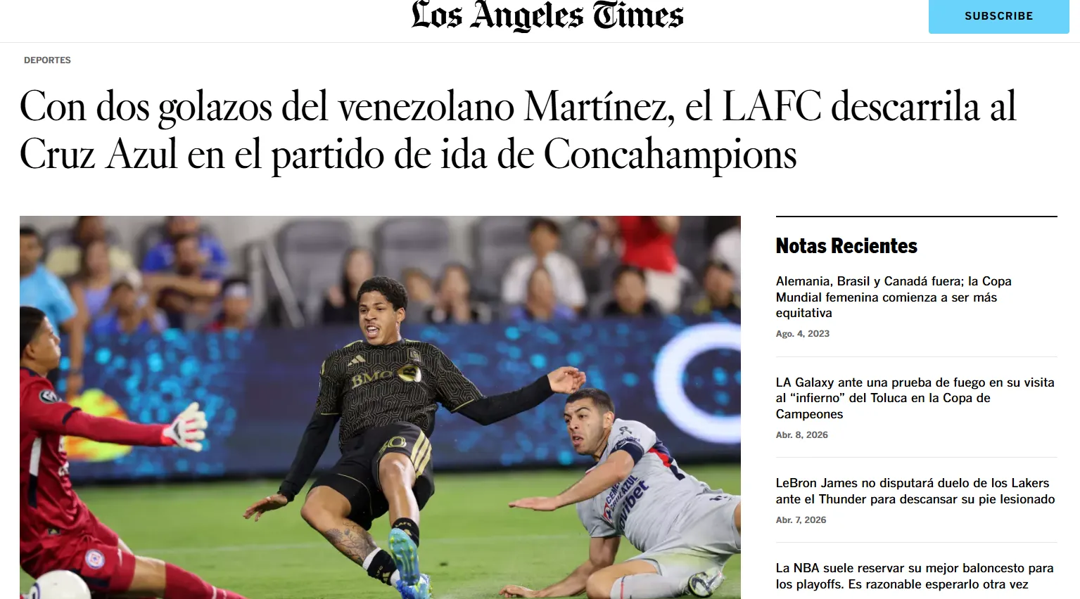 Los Angeles Times, durísimo con Cruz Azul.