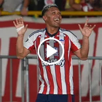 Teo Gutiérrez marcó a los 40 años ante Palmeiras por la Copa Libertadores