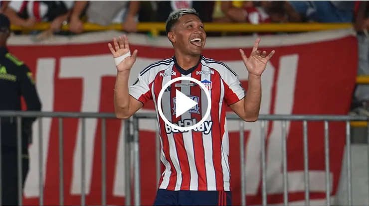 Teo Gutiérrez marcó a los 40 años ante Palmeiras por la Copa Libertadores
