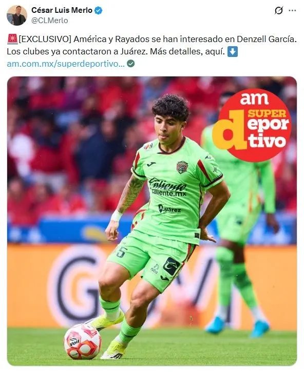 Fue vinculado con Cruz Azul y ahora América podría ficharlo (X)