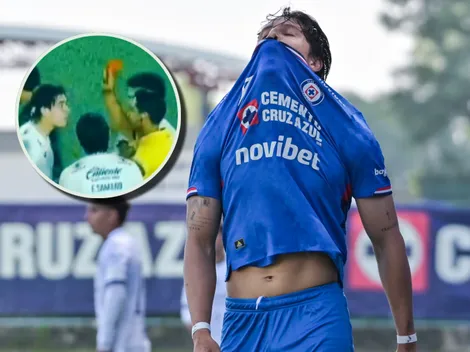 Leonardo Sámano, ex Cruz Azul, fue expulsado por agredir al árbitro