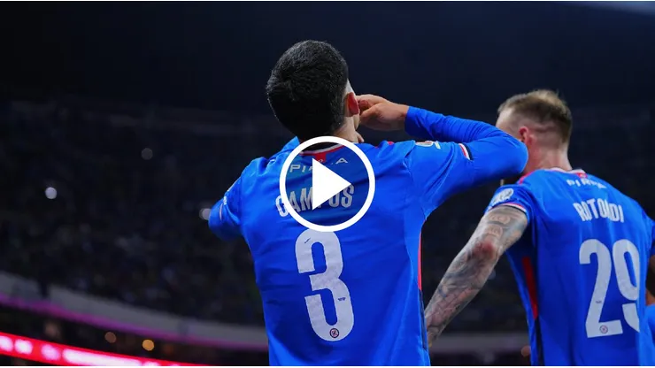 Omar Campos anotó el gol del empate para Cruz Azul en el Clásico Joven.