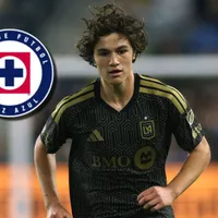 Jude Terry, jugador de LAFC, calentó la vuelta ante Cruz Azul