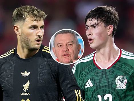 Santi Giménez le habló a Javier Aguirre por la competencia con Armando González