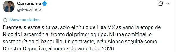 Información de Ike Carrera