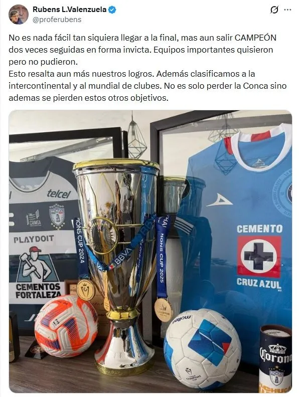 El duro recadito de Rubens Valenzuela para Nicolás Larcamón (X)