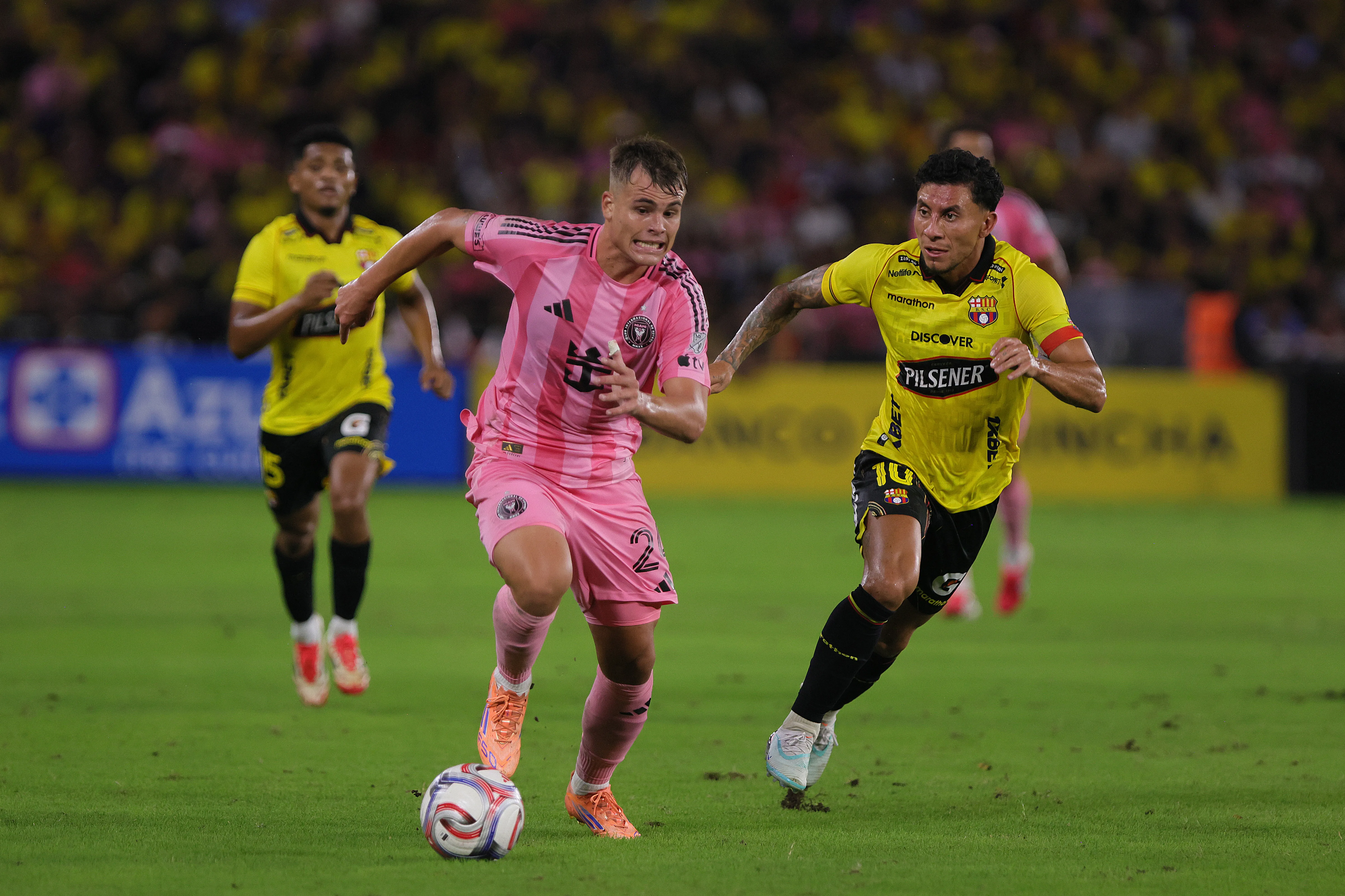 Joao Rojas ante Inter Miami, en febrero de este año. (Getty Images)