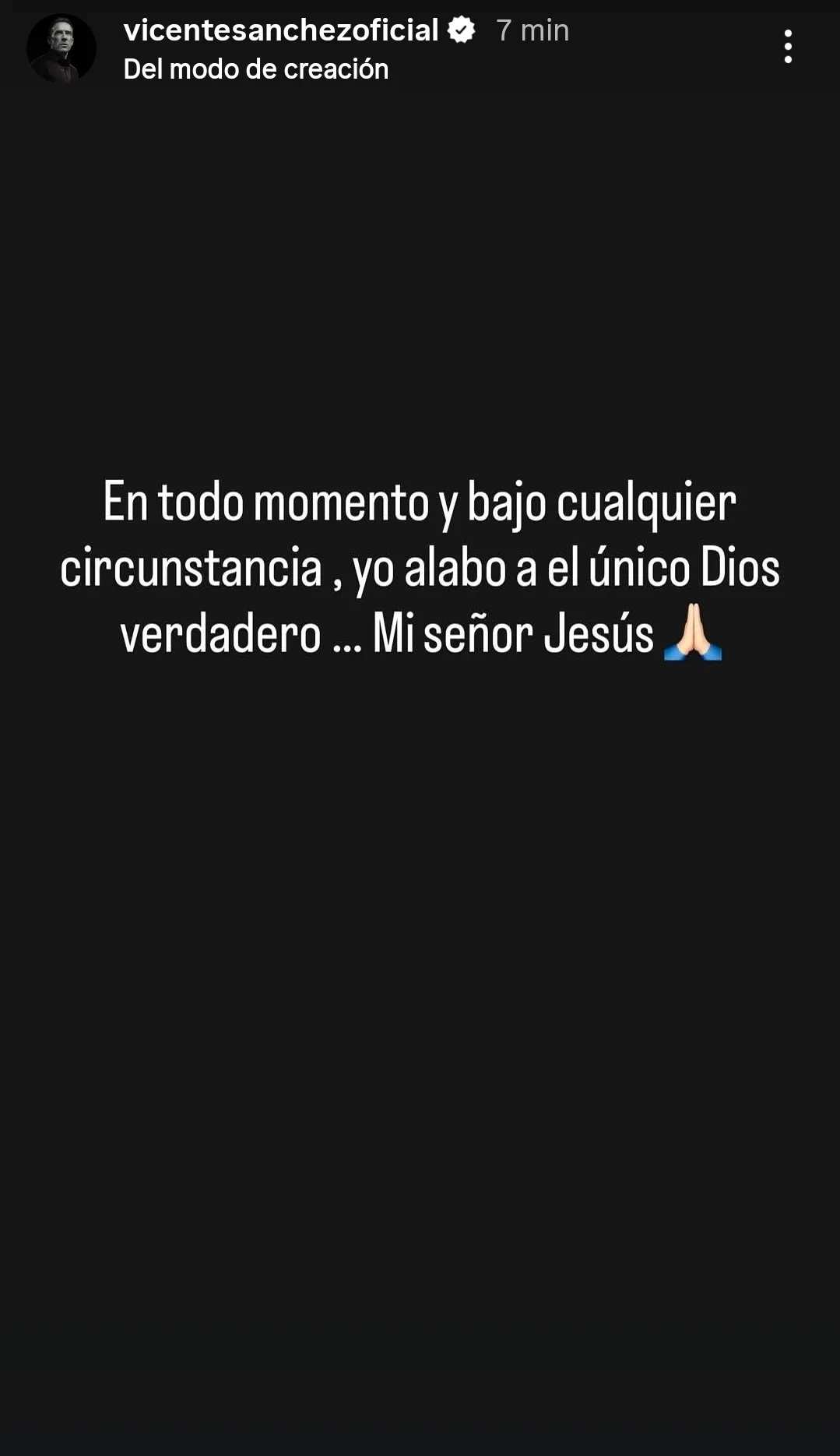 La storie de Vicente Sánchez en medio de la crisis de Emelec. (@vicentesanchezoficial)