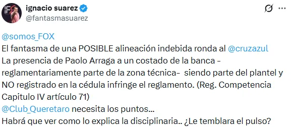 Información del Fantasma Suárez