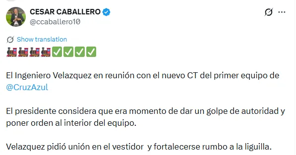 Información de César Caballero