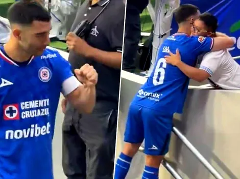 El tierno gesto de Lira con un fan de Cruz Azul tras la goleada a Necaxa