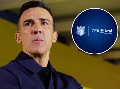 Emelec de Vicente Sánchez anunció a un "Cruz Azul" como sponsor y reaccionó la afición