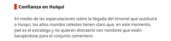 La postura de Cruz Azul sobre el nuevo DT en plena Liguilla. (diario Récord)