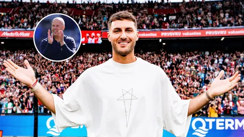 Santiago Giménez recibió elogios de su ex DT en Feyenoord.