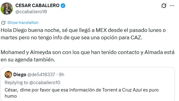 Información de César Caballero