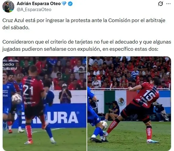La contundente decisión de Cruz Azul contra la Comisión de Árbitros (X)
