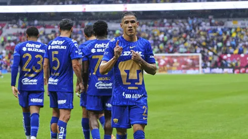 Uriel Antuna anotó con Pumas en la Liguilla ante América.