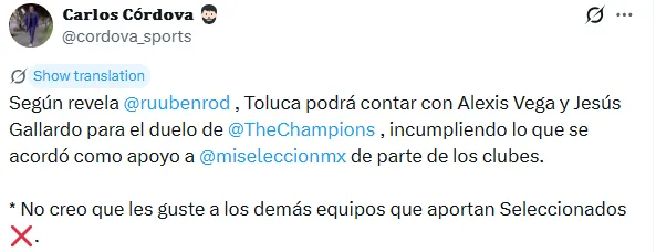 Información de Carlos Córdova