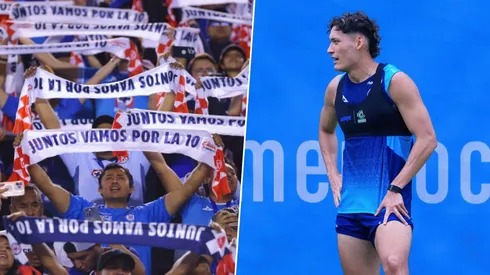 La afición de Cruz Azul reacciona a los avances de Chiquete Orozco.
