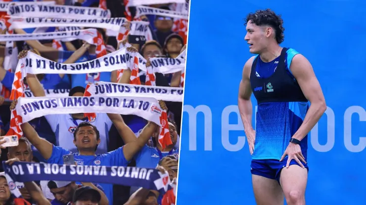 La afición de Cruz Azul reacciona a los avances de Chiquete Orozco.