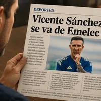 Así reflejó la prensa de Ecuador el fracaso de Vicente Sánchez: "Novato"