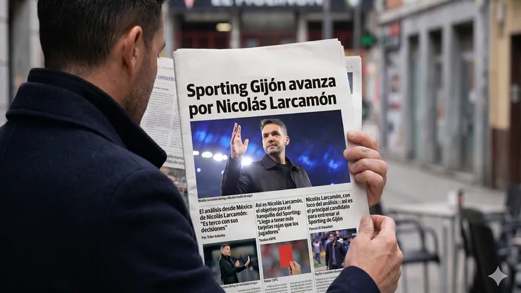 Así definieron a Nicolás Larcamón en España en medio del interés de Sporting Gijón.