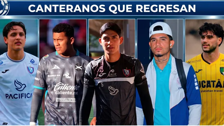 Los 5 canteranos que deben regresar a Cruz Azul para el Apertura 2026