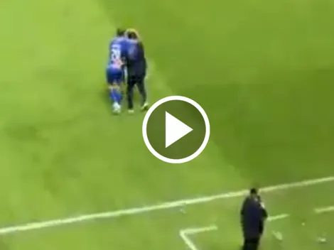 El gesto de grandeza de Rotondi con Milito tras el pitazo final