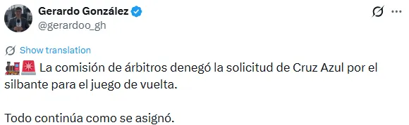 Información de Gerardo González