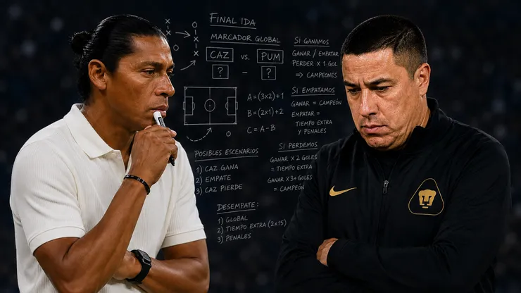 Cruz Azul y Pumas sacan cuentas en la final.