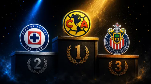 Cruz Azul, segundo con más títulos oficiales.