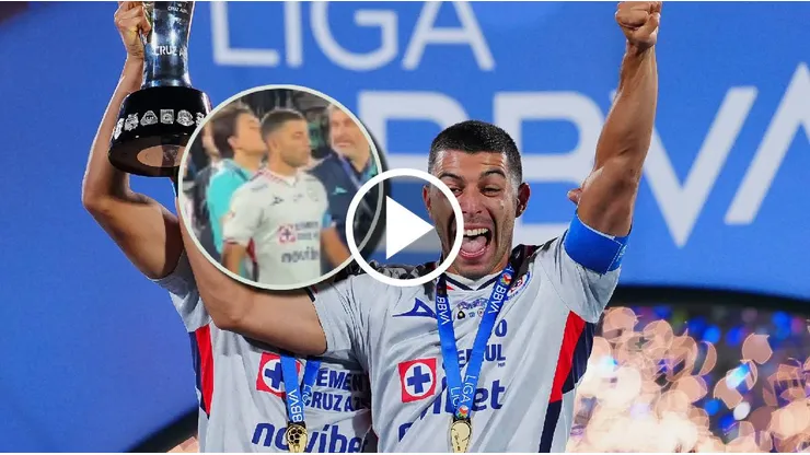 El ex Pumas levantó el trofeo delante de la afición local...