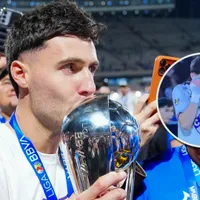 El inesperado escudo que Paradela mostró en los festejos de Cruz Azul