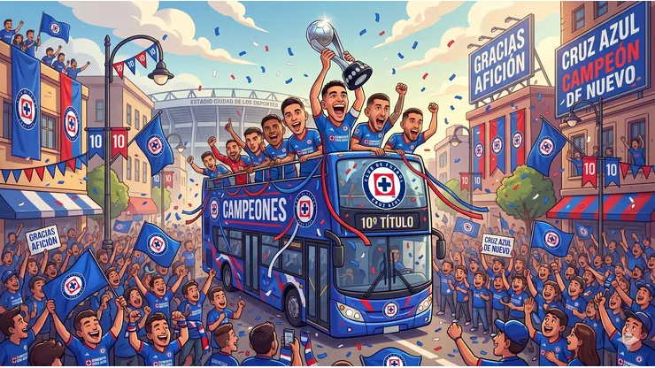 ¿Cuándo y dónde festejaría Cruz Azul el título de Liga MX con la afición?