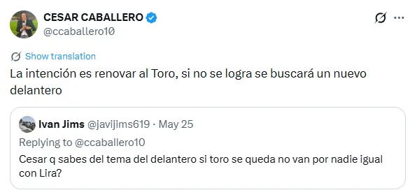 Información de César Caballero