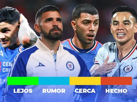 Semáforo de bajas en Cruz Azul: Gudiño, Charly, Lira y Fernández