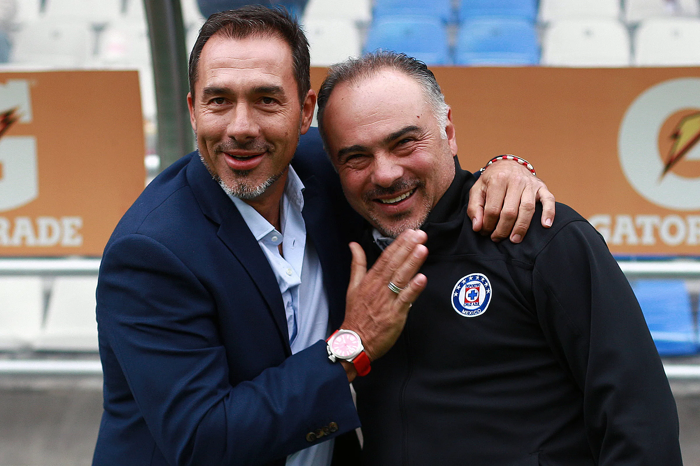 Memo Vázquez como DT de Cruz Azul en 2013. (JAM Media)