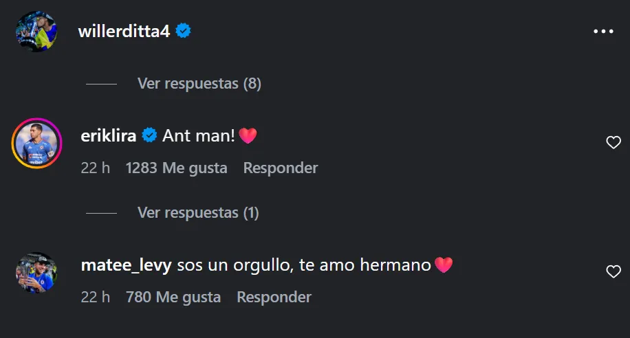 Ant-Man, el nuevo sobrenombre para Willer Ditta. (IG @willerditta4)