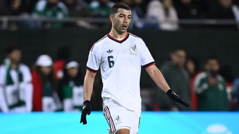 Erik Lira en el amistoso entre México y Bélgica en la fecha FIFA de marzo.