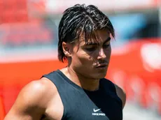 Luka Romero se entrena en el estadio del RCD Mallorca