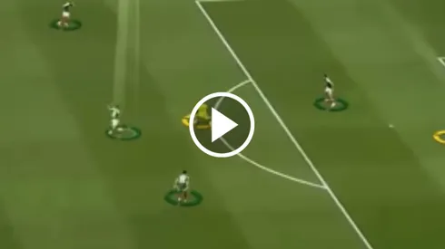 La otra toma del gol que provocó Erik Lira ante Sudáfrica