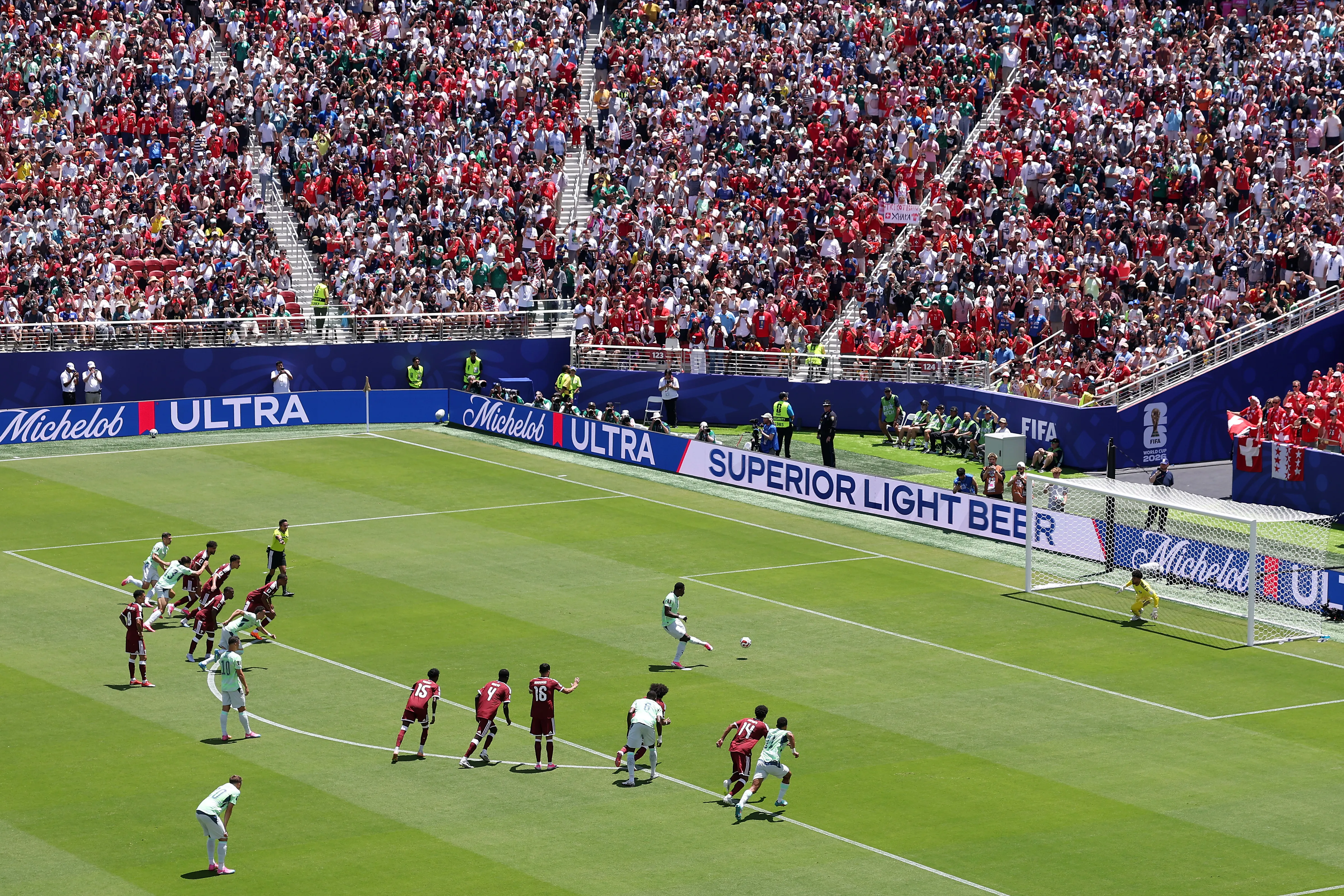 Breel Embolo anotó el primer gol de Suiza en el Mundial 2026 y en 2022. (Getty Images)
