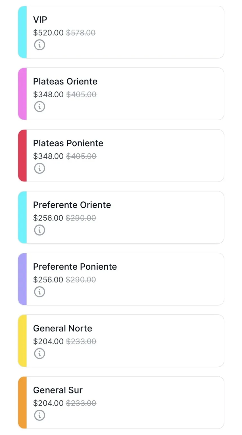 Preventa de boletos para Cruz Azul vs. Atlético Morelia. (Boletomovil)
