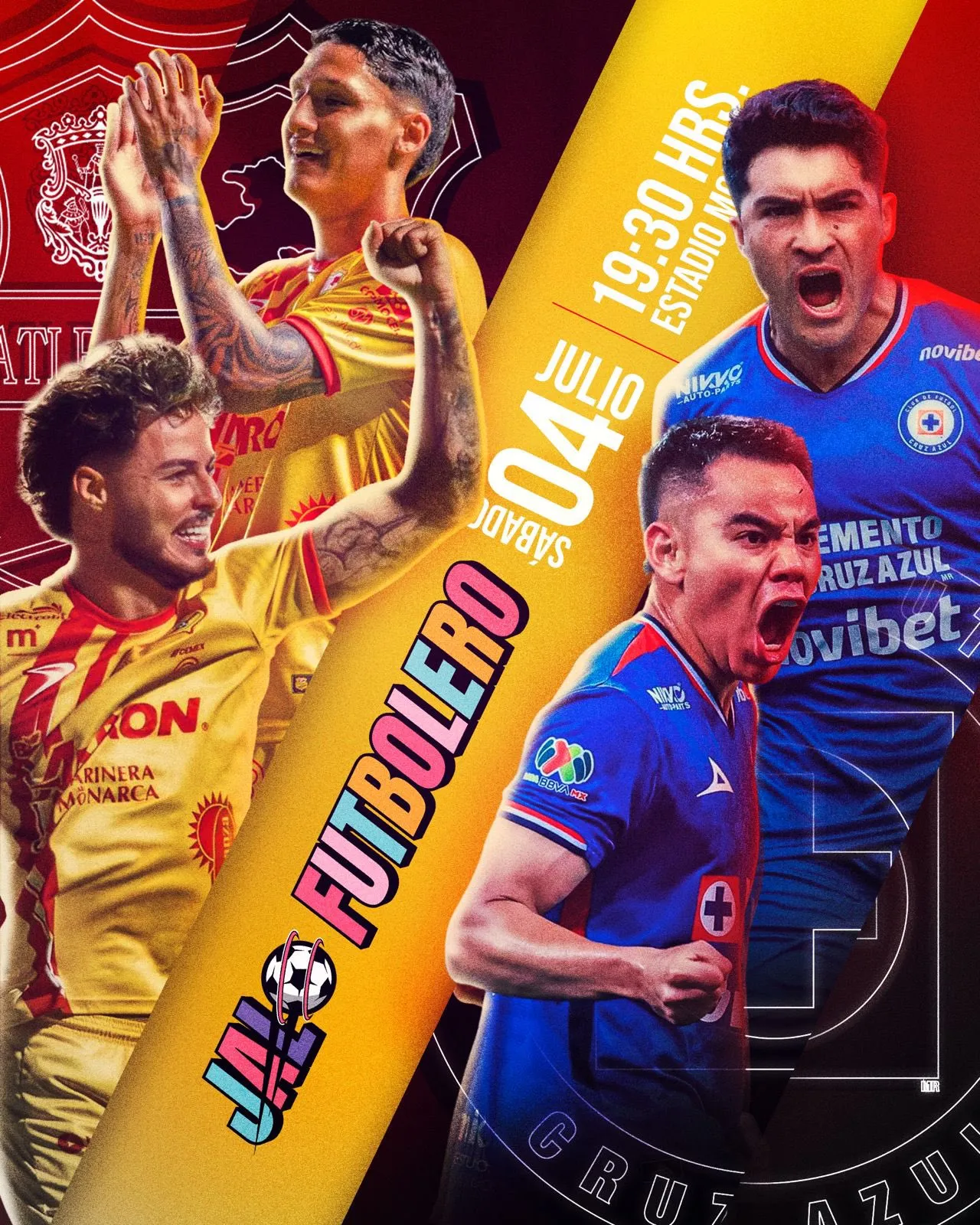 Anuncio del Atlético Morelia para el amistoso contra Cruz Azul. (@C_A_Morelia)