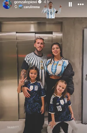 Publicación de Gonzalo Piovi en Instagram