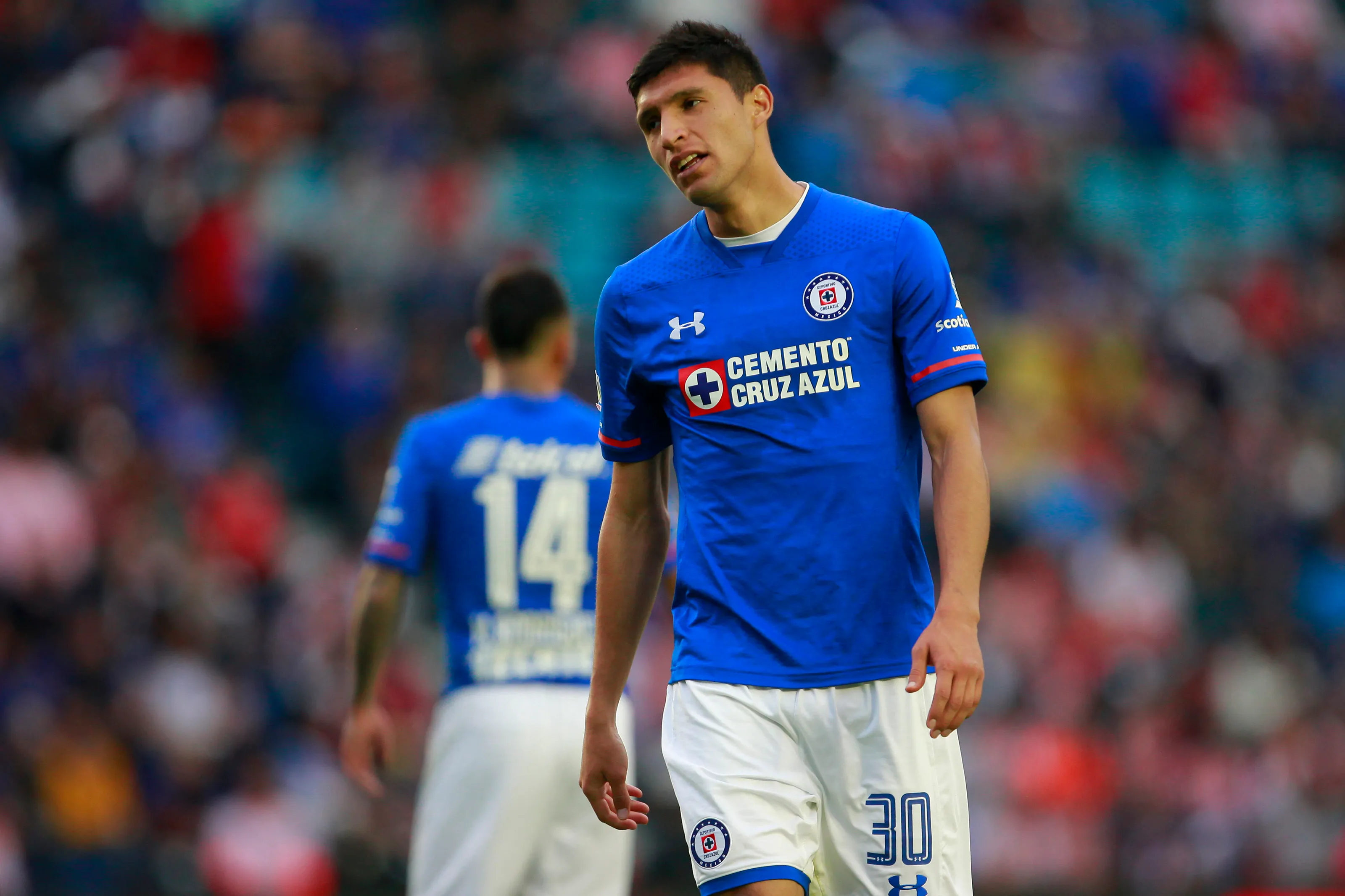 Jordan Silva, durante su etapa con Cruz Azul en 2018. (JAM Media)