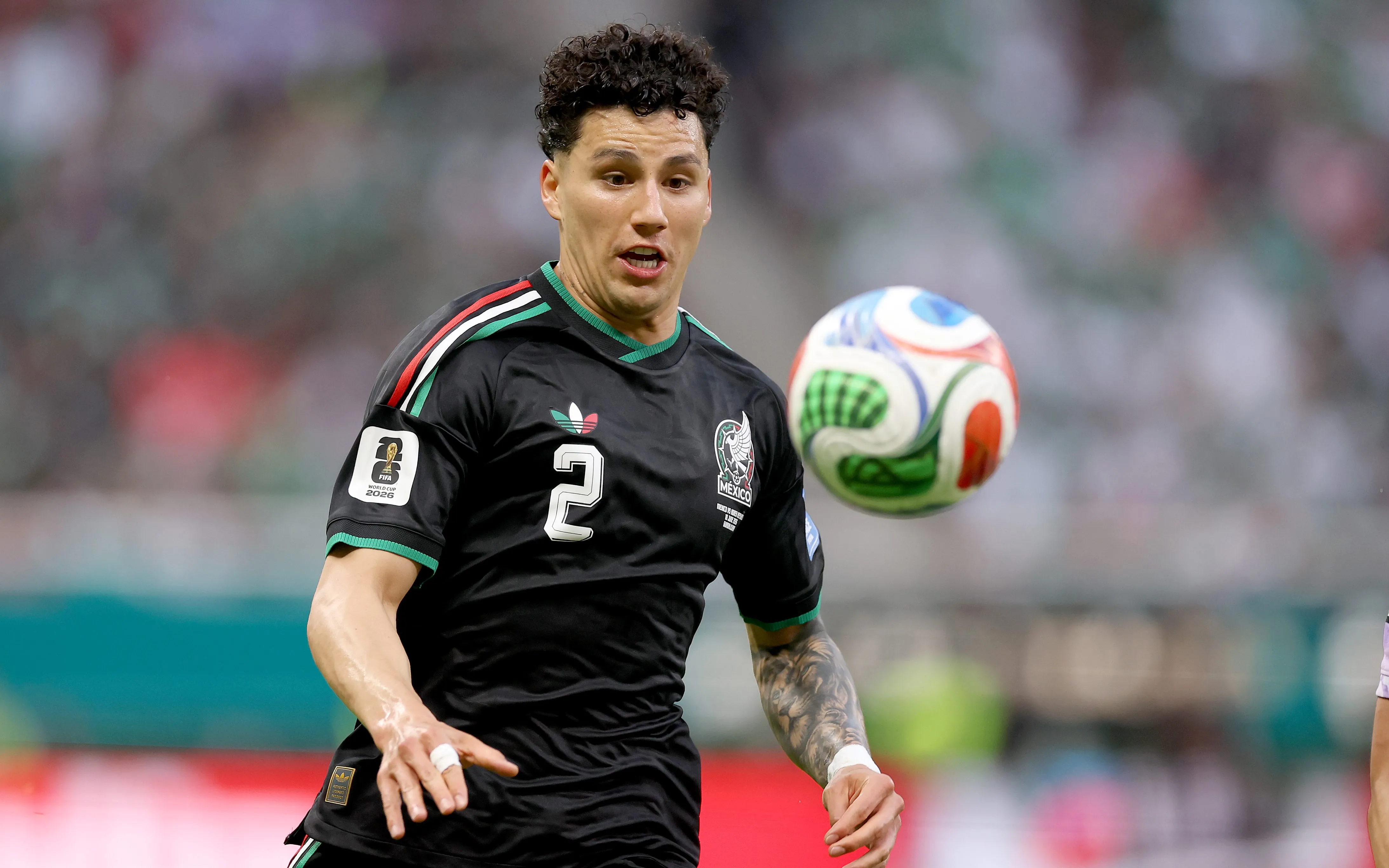 Jorge Sánchez, con México en la Copa del Mundo. (Getty Images)